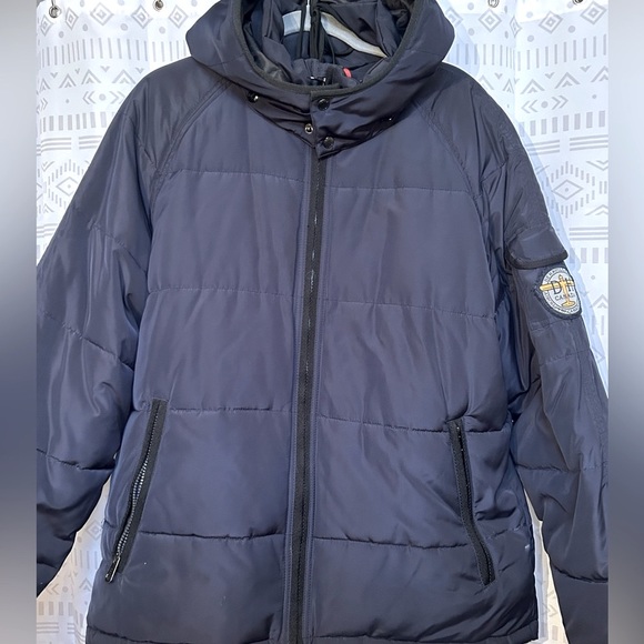 💫ESPRIT VTG Men’s Puffy Hooded Jacket - Picture 2 of 12